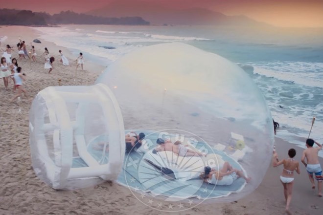 天水充气球形帐篷
